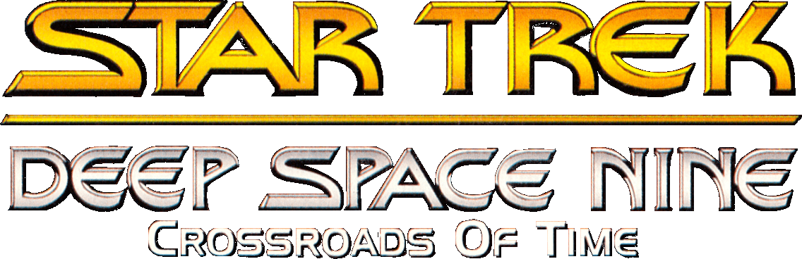 Star Trek Deep Space Nine Crossroads of Time logo for Super Nintendo